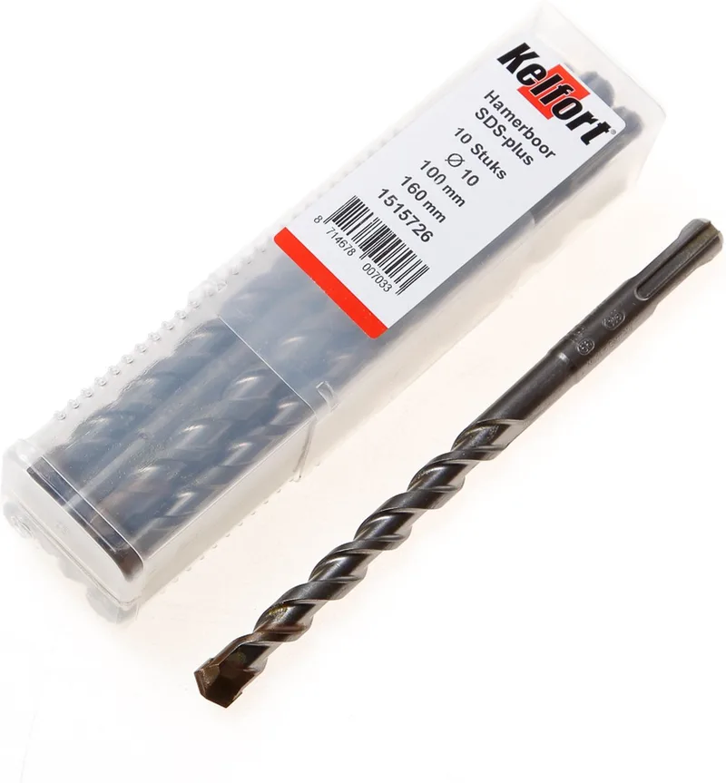 Hamerboor SDS-plus tenpack diameter 10 x 160/100mm by Kelfort – product image