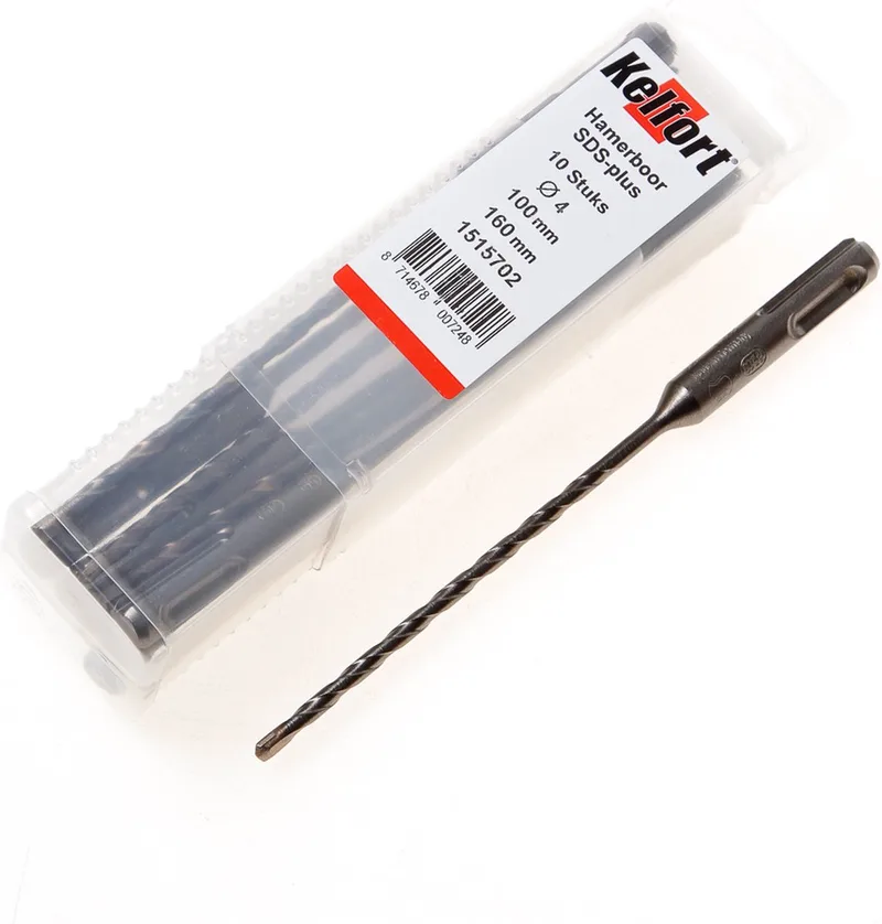 Hamerboor SDS-plus tenpack diameter 4 x 160/100mm de Kelfort – image du produit