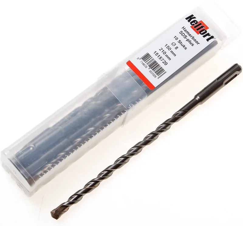 Hamerboor SDS-plus tenpack diameter 8 x 210/150mm de Kelfort – image du produit