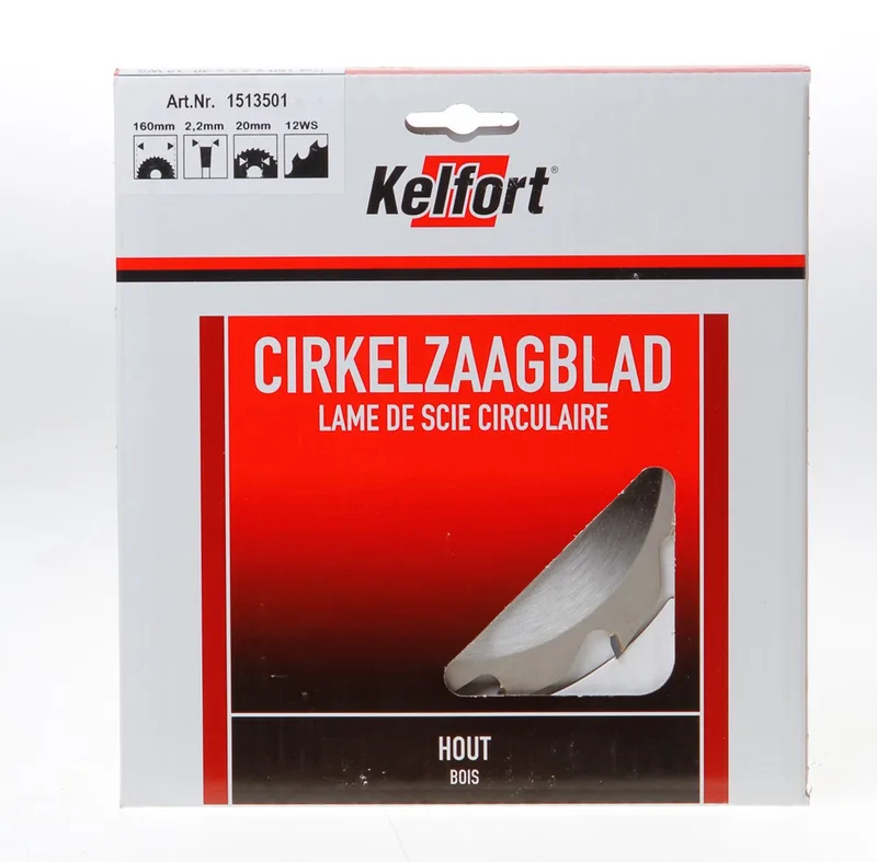 Saemawerk Zaagblad Hard Metaal 12-tands - Ø 160 x 20 mm von Kelfort – Produktbild