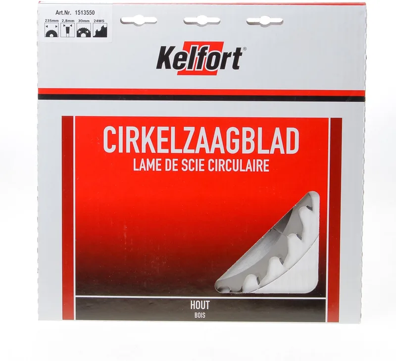 Saemawerk Zaagblad Hard Metaal 24-tands - Ø 235 x 30 mm de Kelfort – image du produit