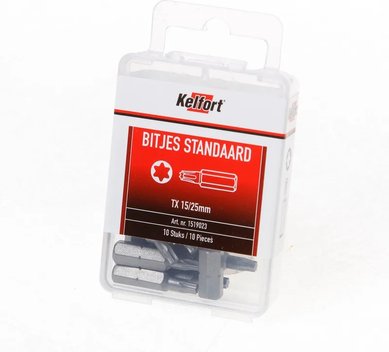 Schroevendraaierbit standaard torx 15/25mm (Prijs per 10 stuks) by Kelfort – product image
