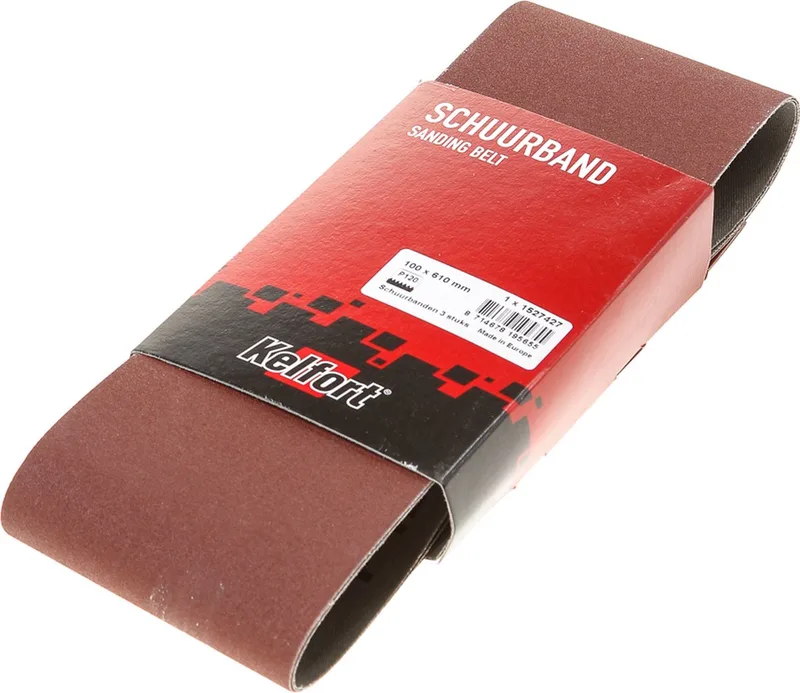 Schuurband 100X610 Korrel 120 - 3 Stuks - 1527427 von Kelfort – Produktbild