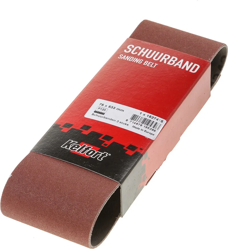 Schuurband 75X533mm P120 P. 3 Banden - 1527415 de Kelfort – image du produit