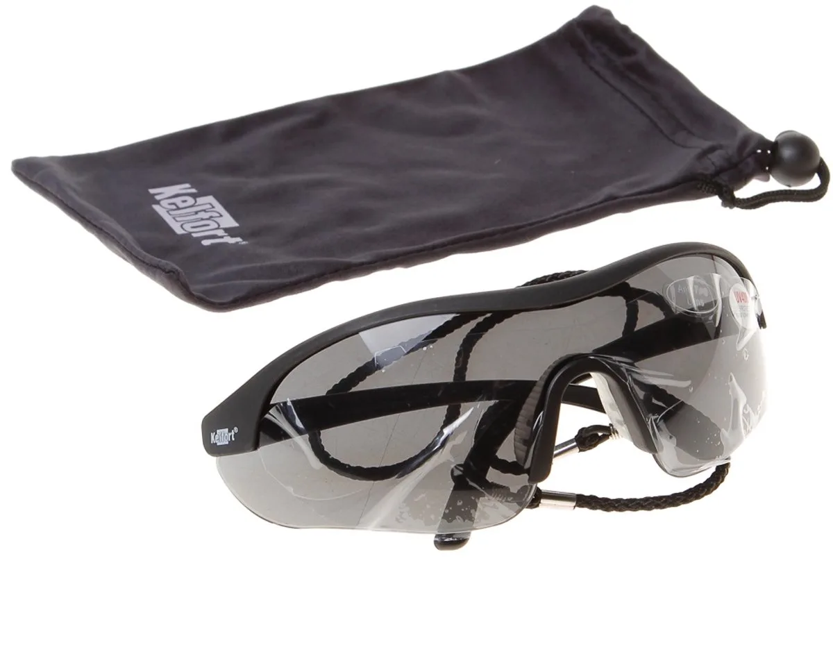 Veiligheidsbril anti condens zonnelens by Kelfort, Donker – product image