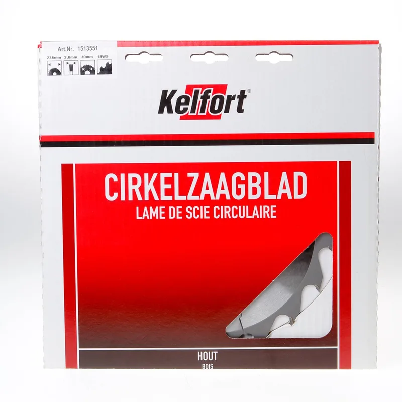 zaagblad HM 235x30 20-tands de Kelfort – image du produit