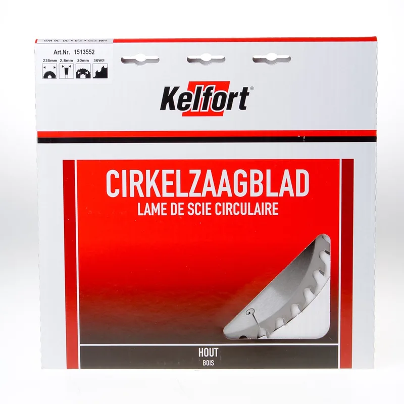 zaagblad HM 235x30 36-tands by Kelfort – product image