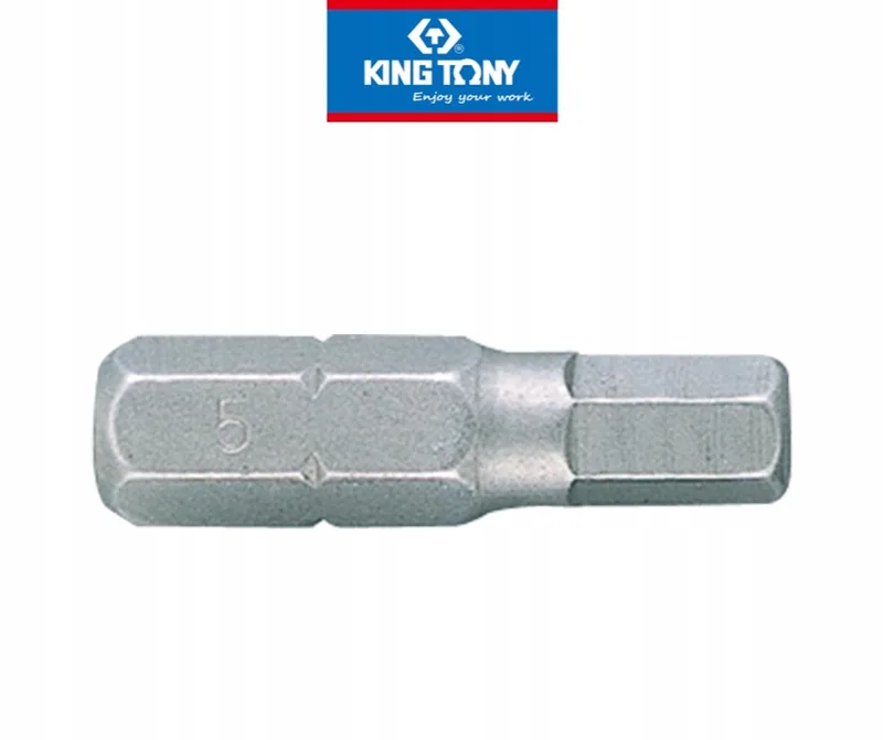 Allen Bit 1/4" 8 mm x 25 mm - Hoogwaardig S2-staal by King Tony – product image