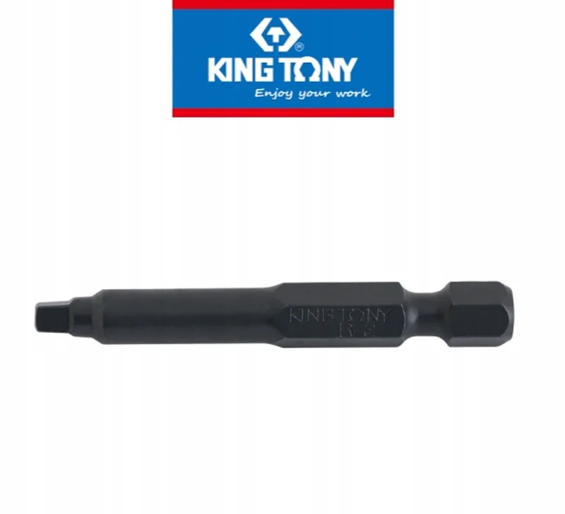 Bit Vierkant No.3 x 50mm 1/4" - Kwaliteit Staal von King Tony – Produktbild