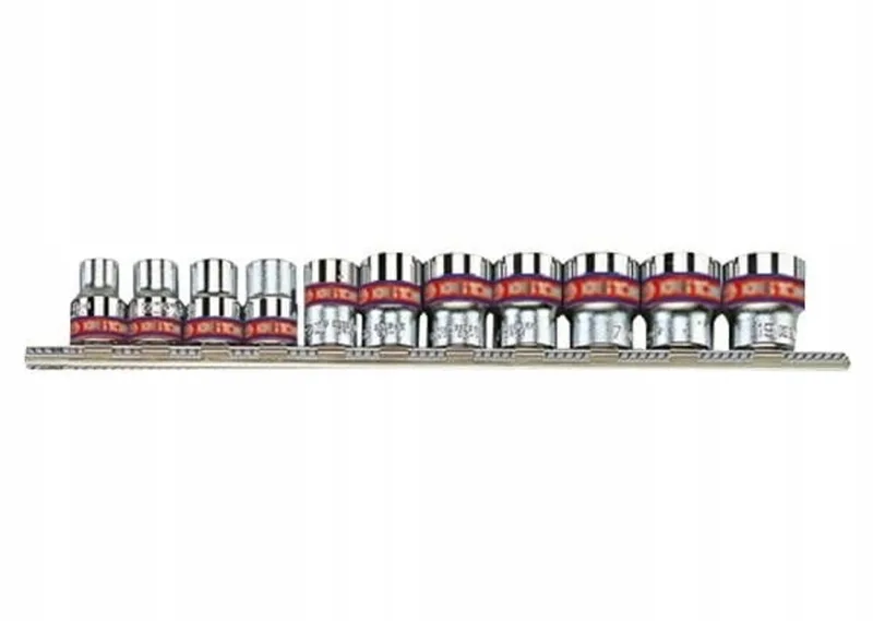 Dop 1/4" 11-delige dopsleutelset, 12-kant, 5/32"-1/2" de King Tony – image du produit