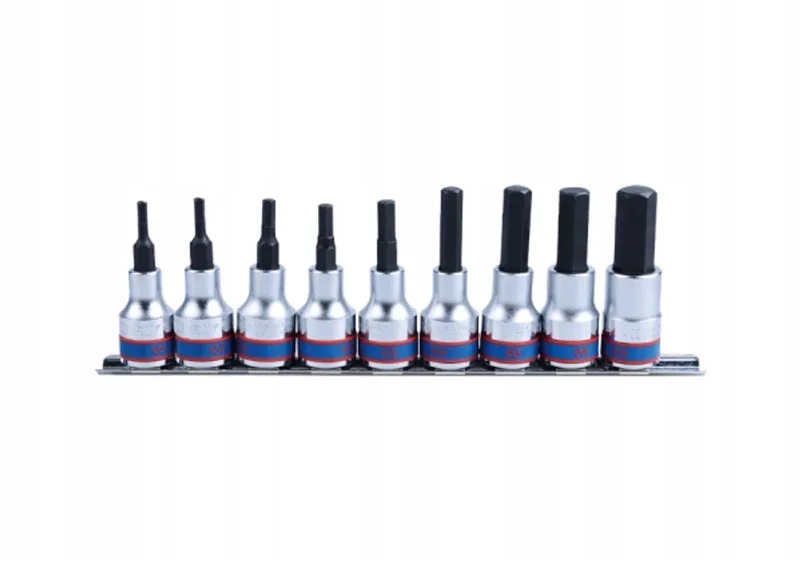 Dopsleutelset 1/2" Inbus 9 Delig Lang 4-17mm by King Tony – product image
