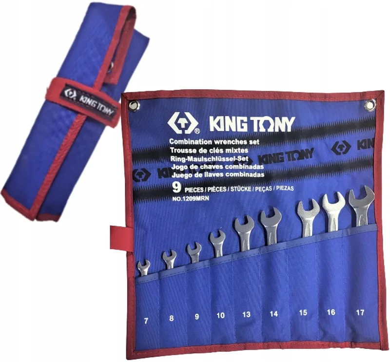Dopsleutelset 7-17mm 1209MRN - 9 Delig by King Tony – product image
