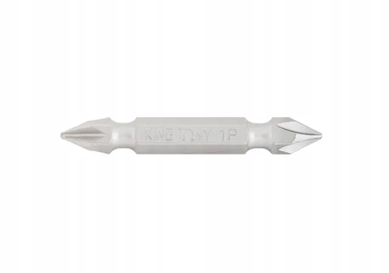 Dubbele schroevendraaierbit PH2 x 50 mm, nikkel, 1/4" aansluiting de King Tony – image du produit