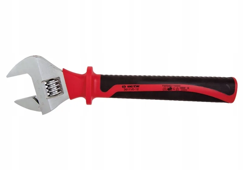 Geïsoleerde Verstelbare Moersleutel 28mm x 212mm VDE 1000V de King Tony – image du produit