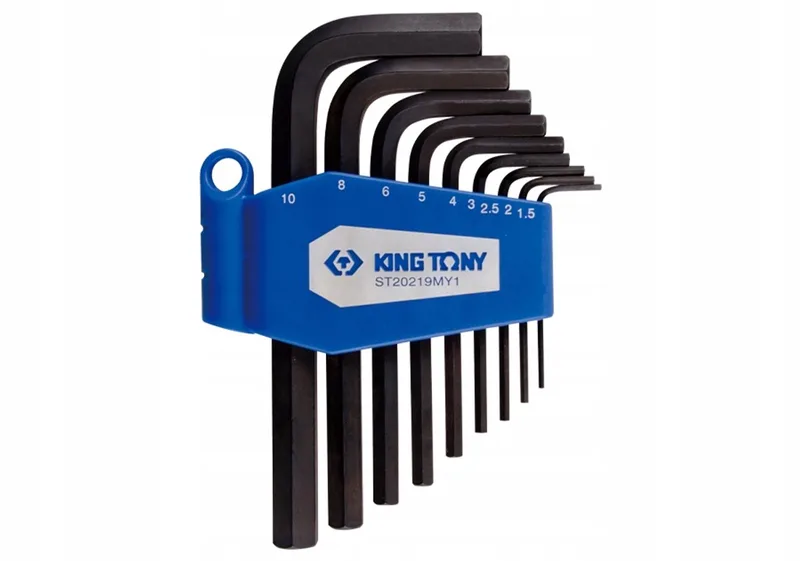 Inbussleutelset Inbus 1,5-10 mm Zwart de King Tony – image du produit