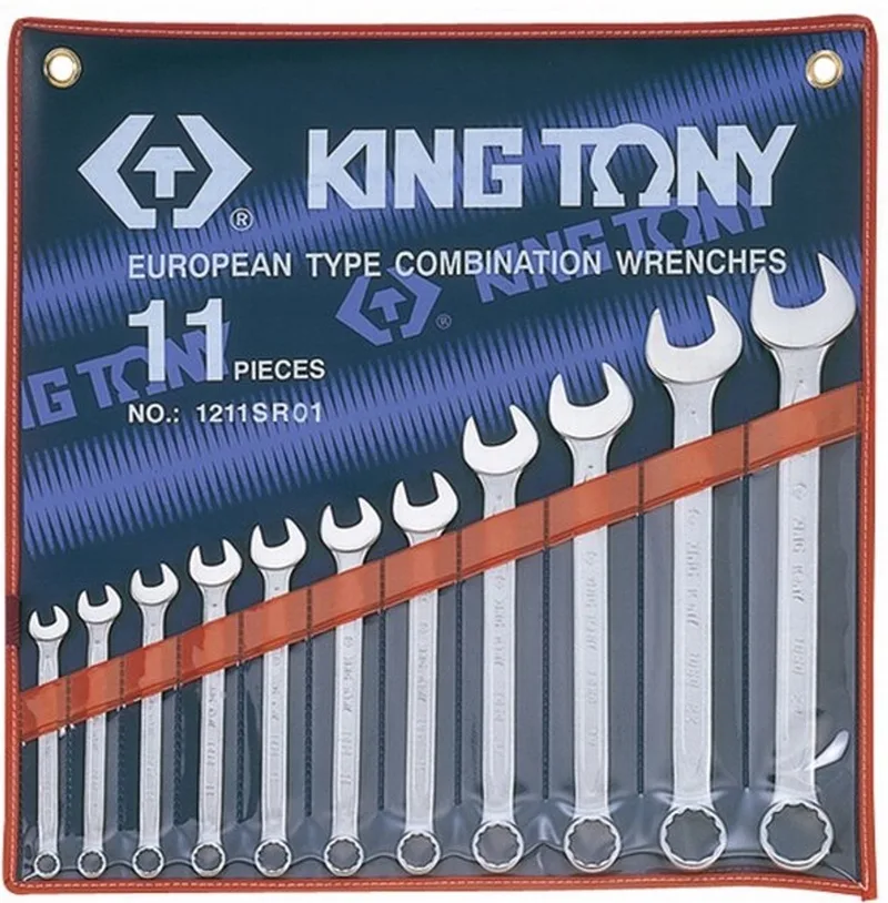 Inch dopsleutelset 1/4"-1", 11-delig, nylon koffer by King Tony – product image