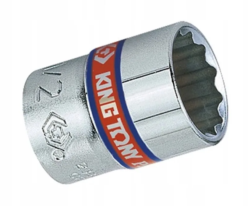 King Tony 1/4" 12-kant dopsleutel 233008S - Chroom-vanadiumstaal de King Tony – image du produit