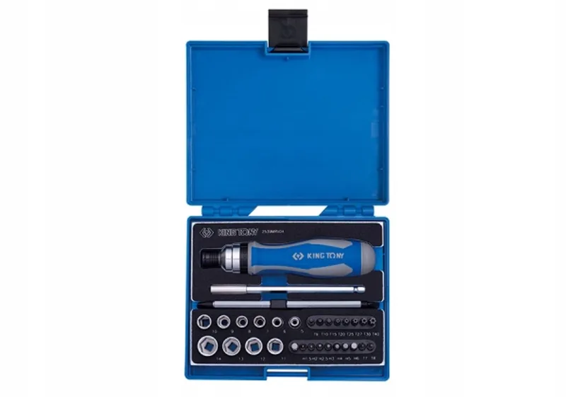 King Tony 1/4" doppendoos en bitset 39-delig HEX TORX by King Tony – product image
