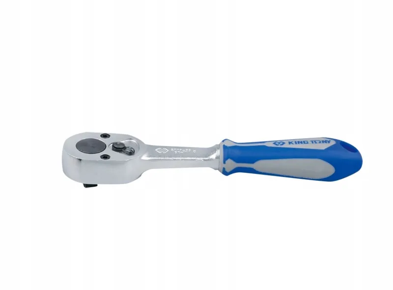 King Tony 1/4" Ratel, 24 tanden, 130 mm, rubberen handgreep fra King Tony – produktbillede