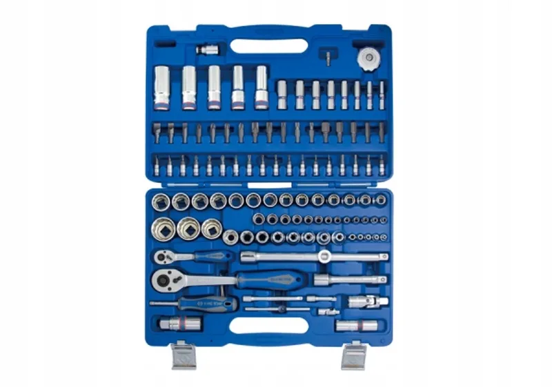 King Tony 110-delige Gereedschapset met 12-hoekige Doppen in Koffer von King Tony, Blau – Produktbild