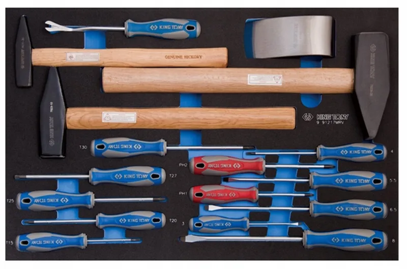 King Tony 17-delige Autoreparatie Gereedschapsset: Schroevendraaiers & Hamers de King Tony – image du produit