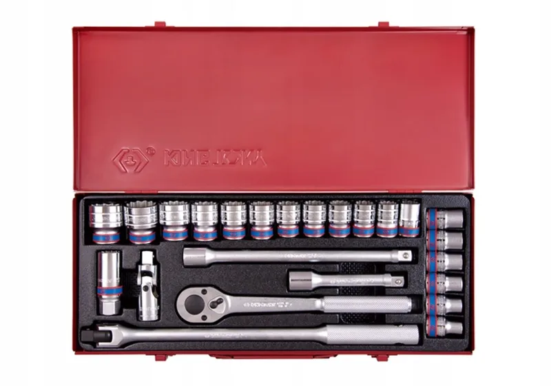 King Tony 24-delige Doppenset 1/2" 10-32mm met Ratel & Accessoires de King Tony – image du produit
