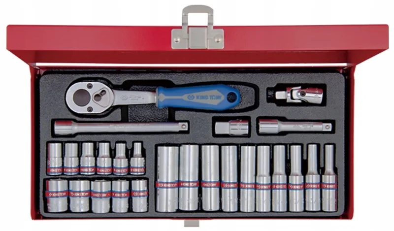 King Tony 2526SR 26-delige inch doppenset met ratel by King Tony, Blue – product image