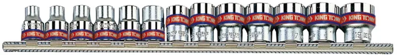 King Tony 3/8" 12-zijdige doppenset, 13-delig, 1/4"-13/16" by King Tony – product image