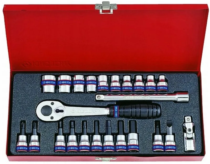 King Tony 3/8" Gereedschapset 24 Delen met Ratel & Bitset by King Tony – product image