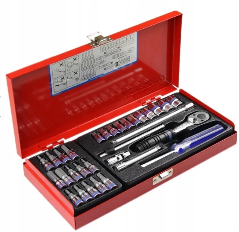 King Tony 31-delige 1/4" doppenset met ratel en bits by King Tony – product image