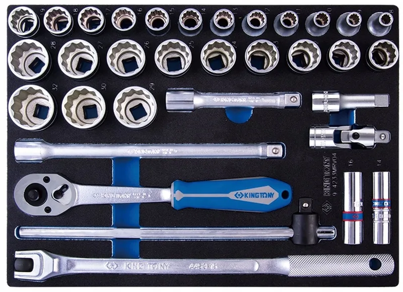 King Tony 33-delige 1/2" 12-hoekige doppenset (8-32 mm) by King Tony – product image