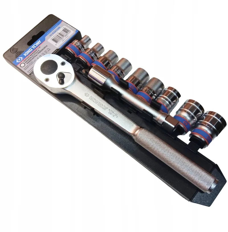 King Tony 43A1MR Dopoline 1/2" Dopoline Set met Ratel & Verlengstuk by King Tony – product image