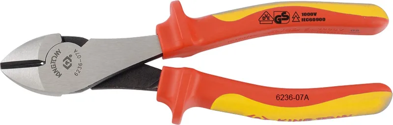 Kniptang voor zware inspanning "geïsoleerd 1000V" King Tony von King Tony, Gelb – Produktbild