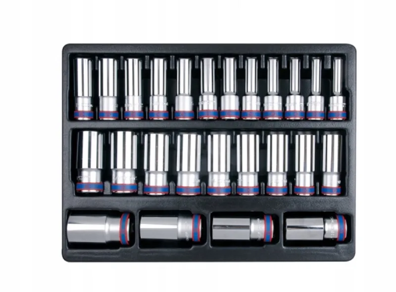 Lange Dopsleutelset 1/2" Inbus 8-36mm 25-delig de King Tony – image du produit