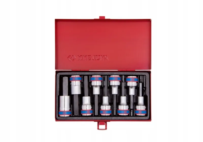 Long 1/2" Inbussleutelset 9-delig 4-17mm de King Tony – image du produit