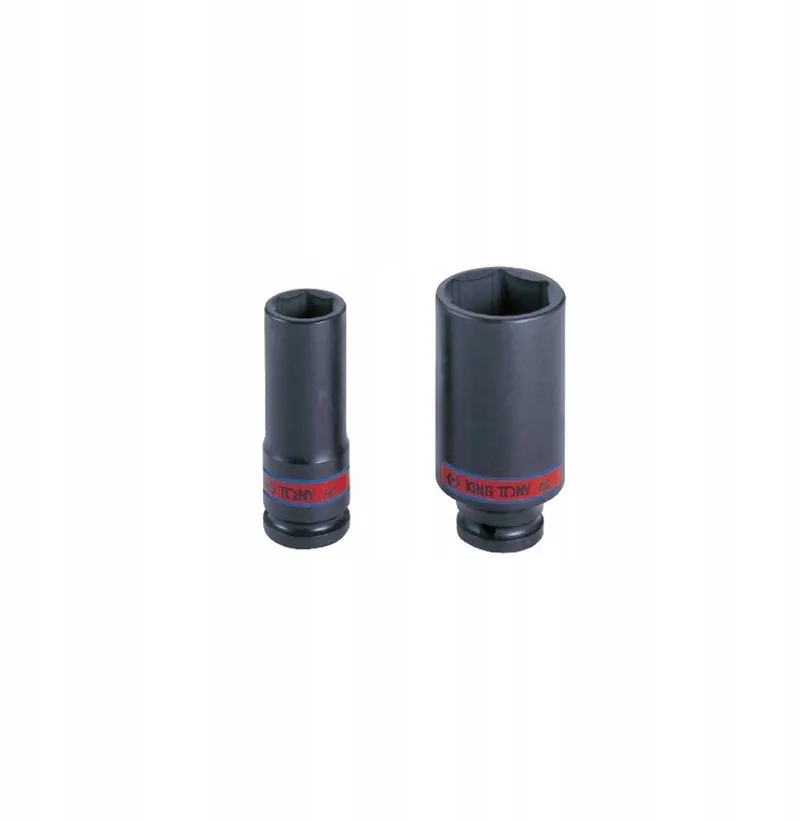 Long 1/2" Slagdop 6-kant 80mm CrMo von King Tony – Produktbild