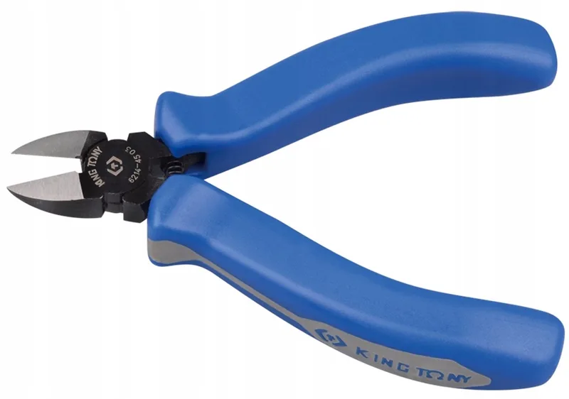 Mini Zijsnijtang met PP+TPR Handvat - 127mm von King Tony, Blau – Produktbild