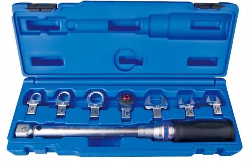 Momentsleutel 1/4" 4-20Nm met verwisselbare doppen en koffer von King Tony – Produktbild