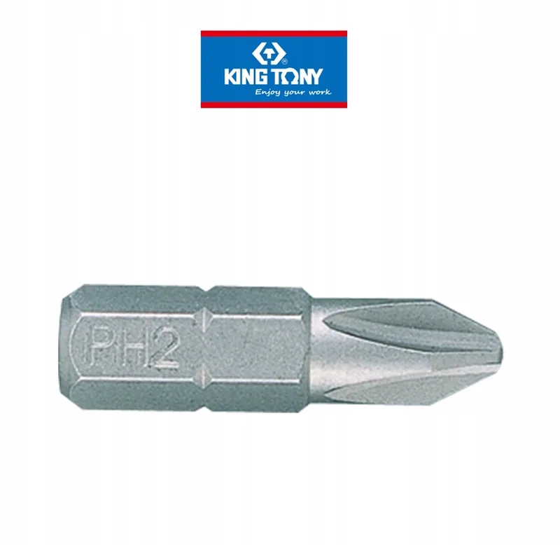 PH2 bit, 1/4" aandrijving, 25 mm lengte by King Tony – product image