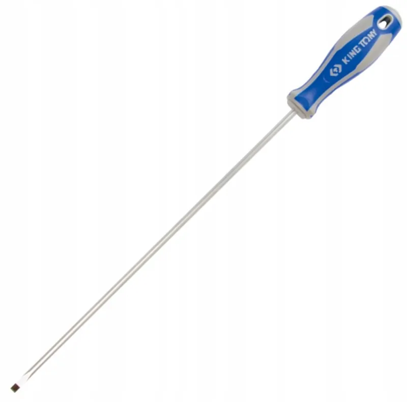 Platte Schroevendraaier SL 5mm x 300mm SNCM+V by King Tony, Blue – product image