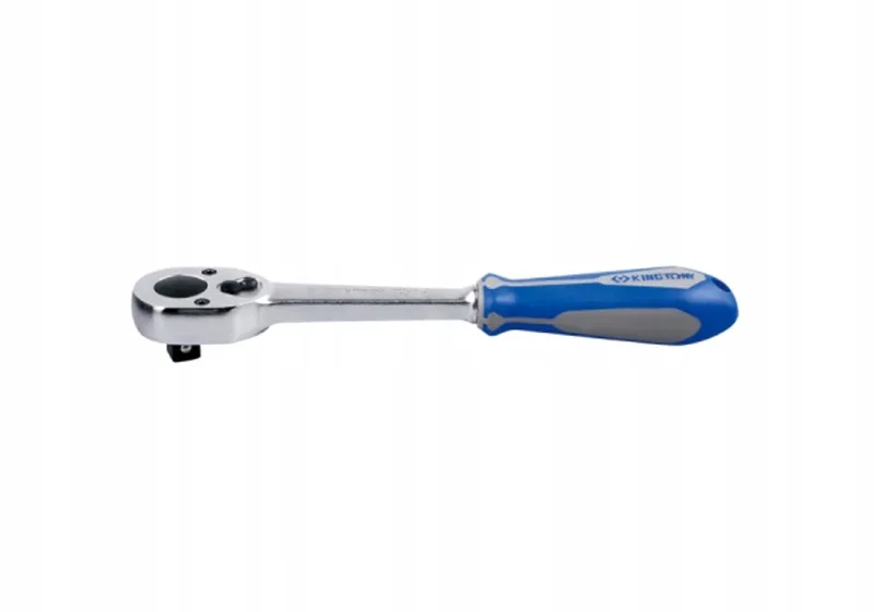 Ratelsleutel 1/2" 32 Tands 250mm Rubberen Handvat by King Tony, Blue – product image