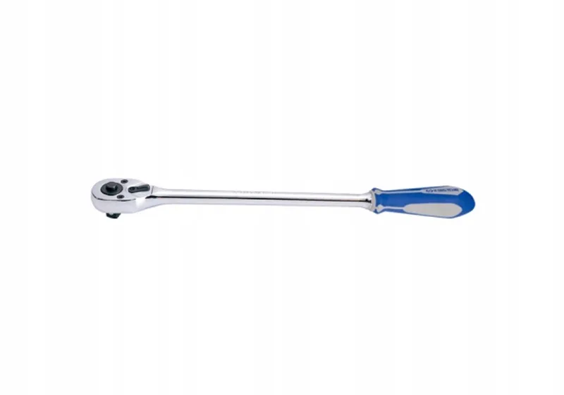 Ratelsleutel 1/2" 32T 250mm met Rubberen Handvat en Ontgrendelknop van King Tony – productafbeelding