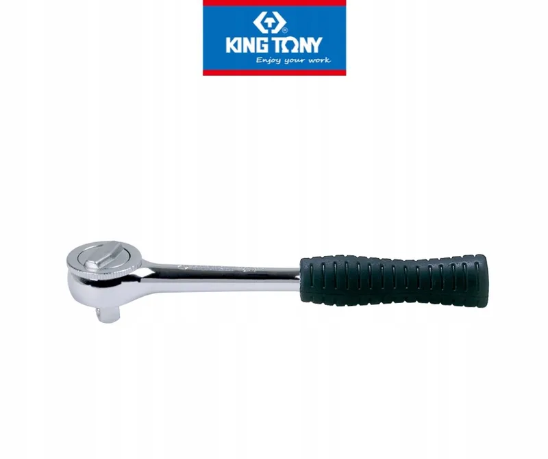 Ratelsleutel 3/8" 200mm met Rubberen Handgreep de King Tony – image du produit