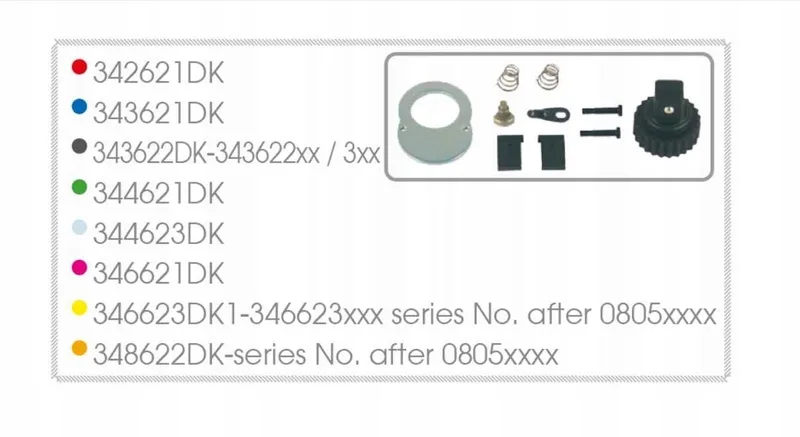 Reparatiekit Momentsleutel 1/2'' by King Tony – product image