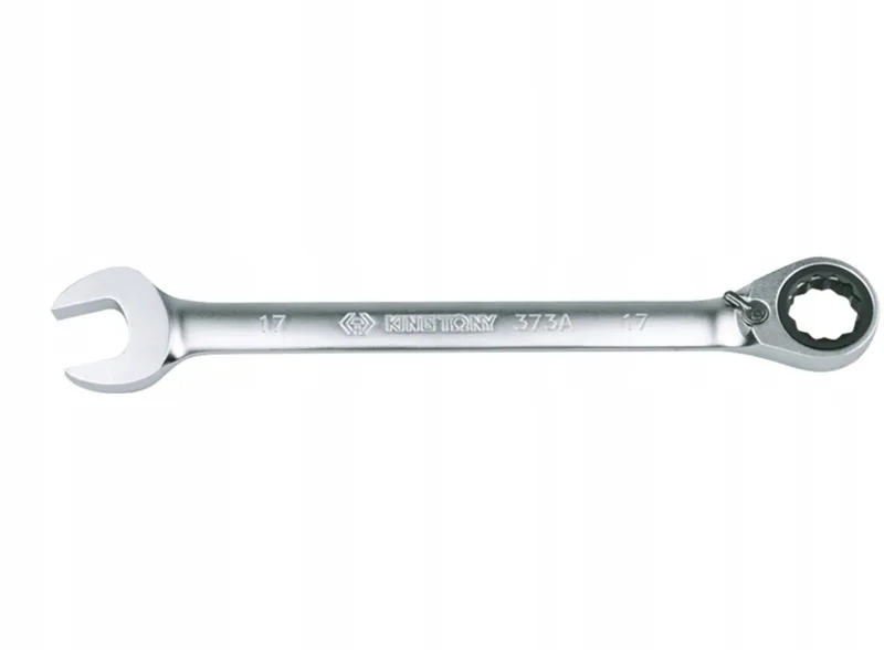 Ringsleutel met Ratel & Vergrendeling - 17mm, 226mm fra King Tony – produktbillede