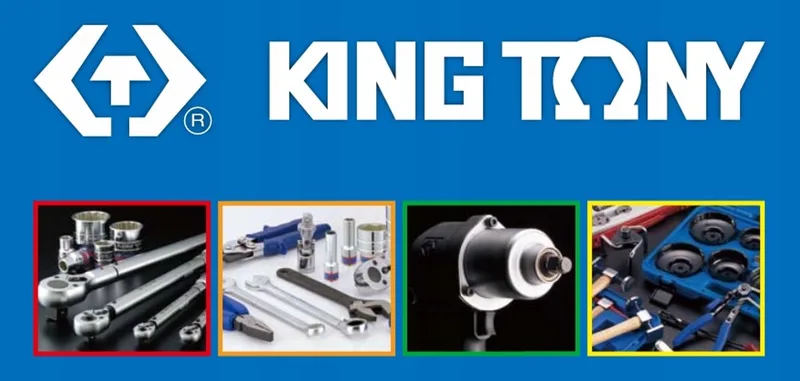 Ringsteeksleutelset met Ratel 8-19mm, 7-delig, Inclusief etui by King Tony – product image