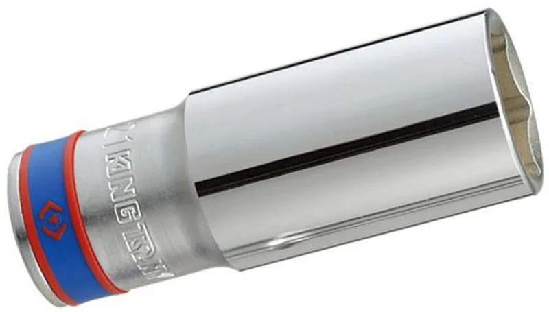 Serie [423510M] - Lange 6-Kant Dopsleutel - 10mm - 1/2" Aandrijving - Chrome Vanadium Staal von King Tony – Produktbild