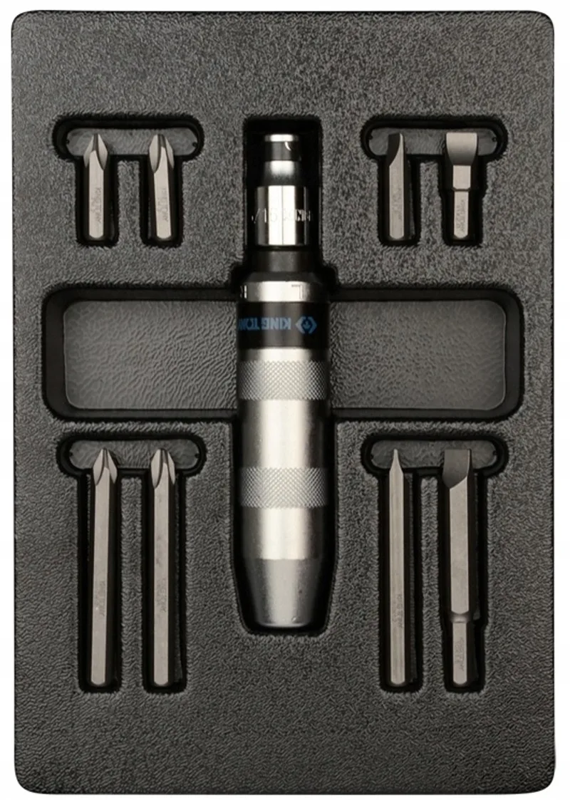 Slagmoersleutel Set 1/2" Bits & Inzetstuk voor Gereedschapswagen by King Tony, Silver – product image