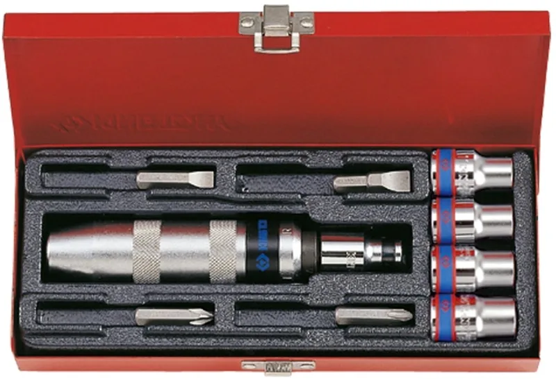 slagmoersleutelset met bits en doppen (8-14 mm) by King Tony – product image