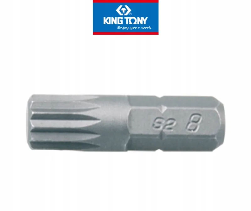 Spline-bit M4 1/4" - 25 mm - Staal S2 von King Tony – Produktbild